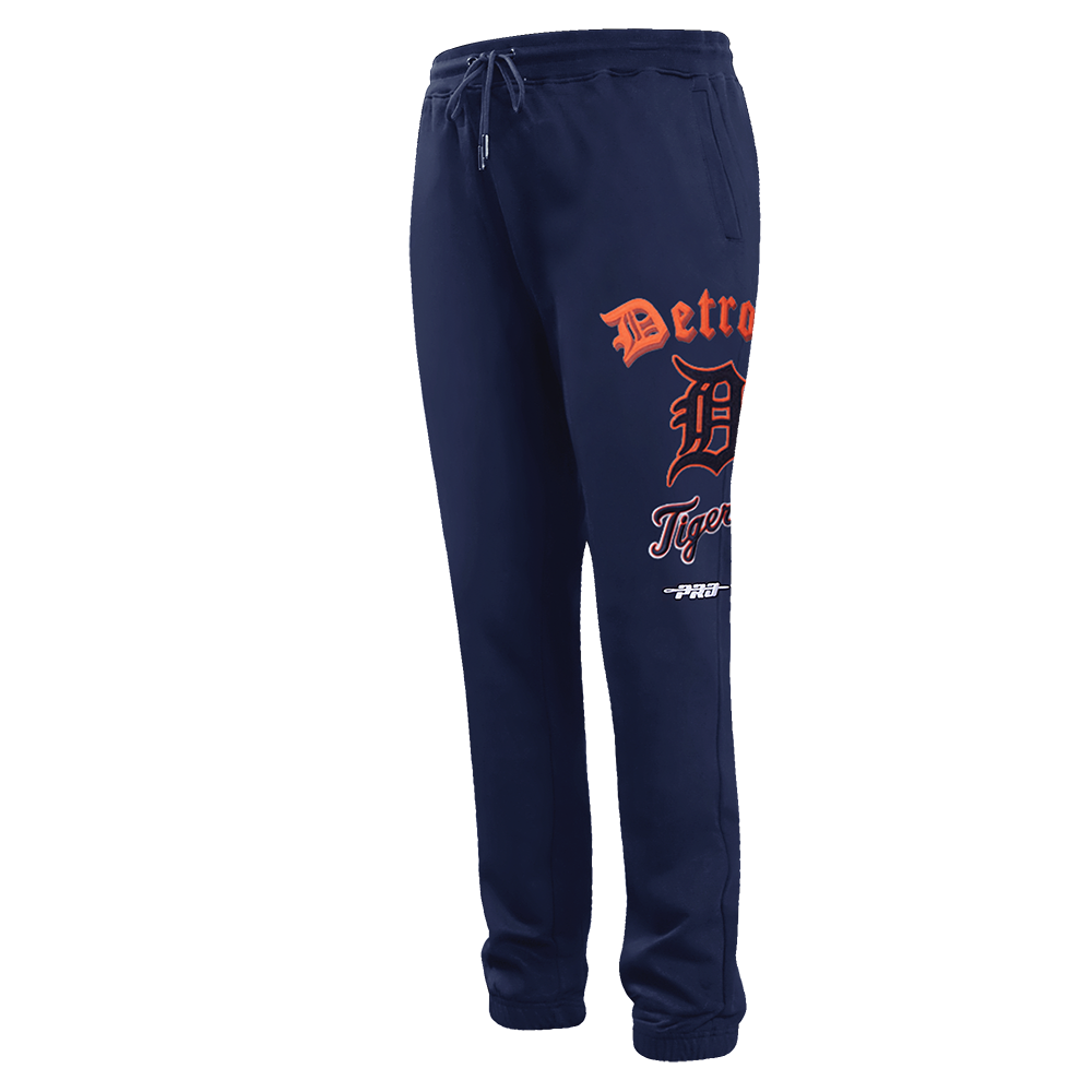 MLB DETROIT TIGERS OLD ENGLISH MEN'S SWEATPANT (MIDNIGHT NAVY)