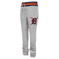 MLB DETROIT TIGERS MASH UP PANTALON OUATÉ EN MOLLETON CÔTELÉ POUR HOMME (GRIS CHINÉ/MARINE MINUIT/ORANGE)