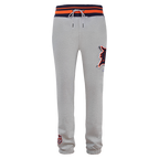 MLB DETROIT TIGERS MASH UP PANTALON OUATÉ EN MOLLETON CÔTELÉ POUR HOMME (GRIS CHINÉ/MARINE MINUIT/ORANGE)