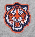 MLB DETROIT TIGERS MASH UP PANTALON OUATÉ EN MOLLETON CÔTELÉ POUR HOMME (GRIS CHINÉ/MARINE MINUIT/ORANGE)