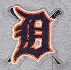 MLB DETROIT TIGERS MASH UP PANTALON OUATÉ EN MOLLETON CÔTELÉ POUR HOMME (GRIS CHINÉ/MARINE MINUIT/ORANGE)
