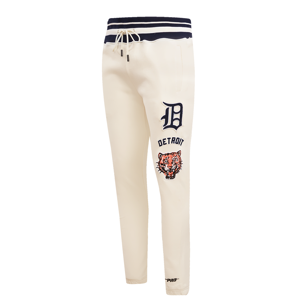 MLB DETROIT TIGERS RETRO CLASSIC MEN'S SWEATPANT (EGGSHELL/MIDNIGHT NAVY)