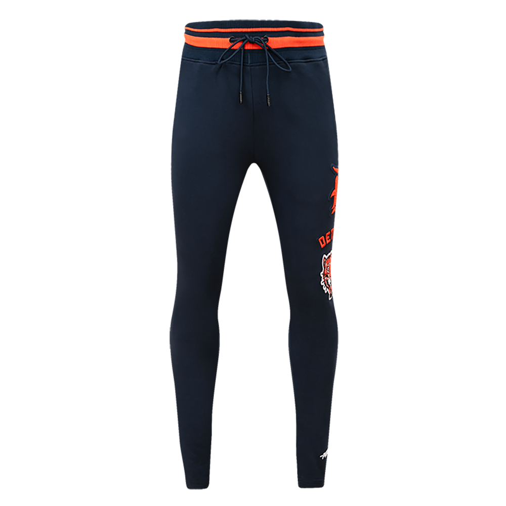 MLB DETROIT TIGERS RETRO CLASSIC PANTALON OUATÉ POUR HOMME (MARINE MINUIT/ORANGE/MINUIT)
