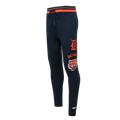 MLB DETROIT TIGERS RETRO CLASSIC PANTALON OUATÉ POUR HOMME (MARINE MINUIT/ORANGE/MINUIT)