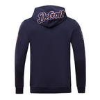 MLB DETROIT TIGERS CLASSIC CHENILLE MEN'S PULLOVER HOODIE (MIDNIGHT NAVY)