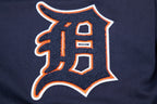 MLB DETROIT TIGERS CLASSIC CHENILLE MEN'S PULLOVER HOODIE (MIDNIGHT NAVY)