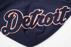 MLB DETROIT TIGERS CLASSIC CHENILLE MEN'S PULLOVER HOODIE (MIDNIGHT NAVY)