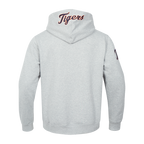 MLB DETROIT TIGERS OLD ENGLISH CHANDAIL À CAPUCHON EN MOLLETON POUR HOMME (GRIS CHINÉ)