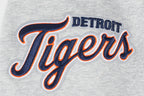 MLB DETROIT TIGERS OLD ENGLISH CHANDAIL À CAPUCHON EN MOLLETON POUR HOMME (GRIS CHINÉ)