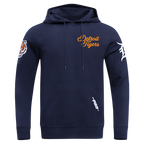 MLB DETROIT TIGERS SOUVENIR MEN'S FLC PO HOODIE (MIDNIGHT NAVY)