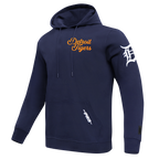 MLB DETROIT TIGERS SOUVENIR MEN'S FLC PO HOODIE (MIDNIGHT NAVY)