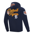 MLB DETROIT TIGERS SOUVENIR MEN'S FLC PO HOODIE (MIDNIGHT NAVY)