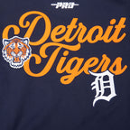 MLB DETROIT TIGERS SOUVENIR MEN'S FLC PO HOODIE (MIDNIGHT NAVY)