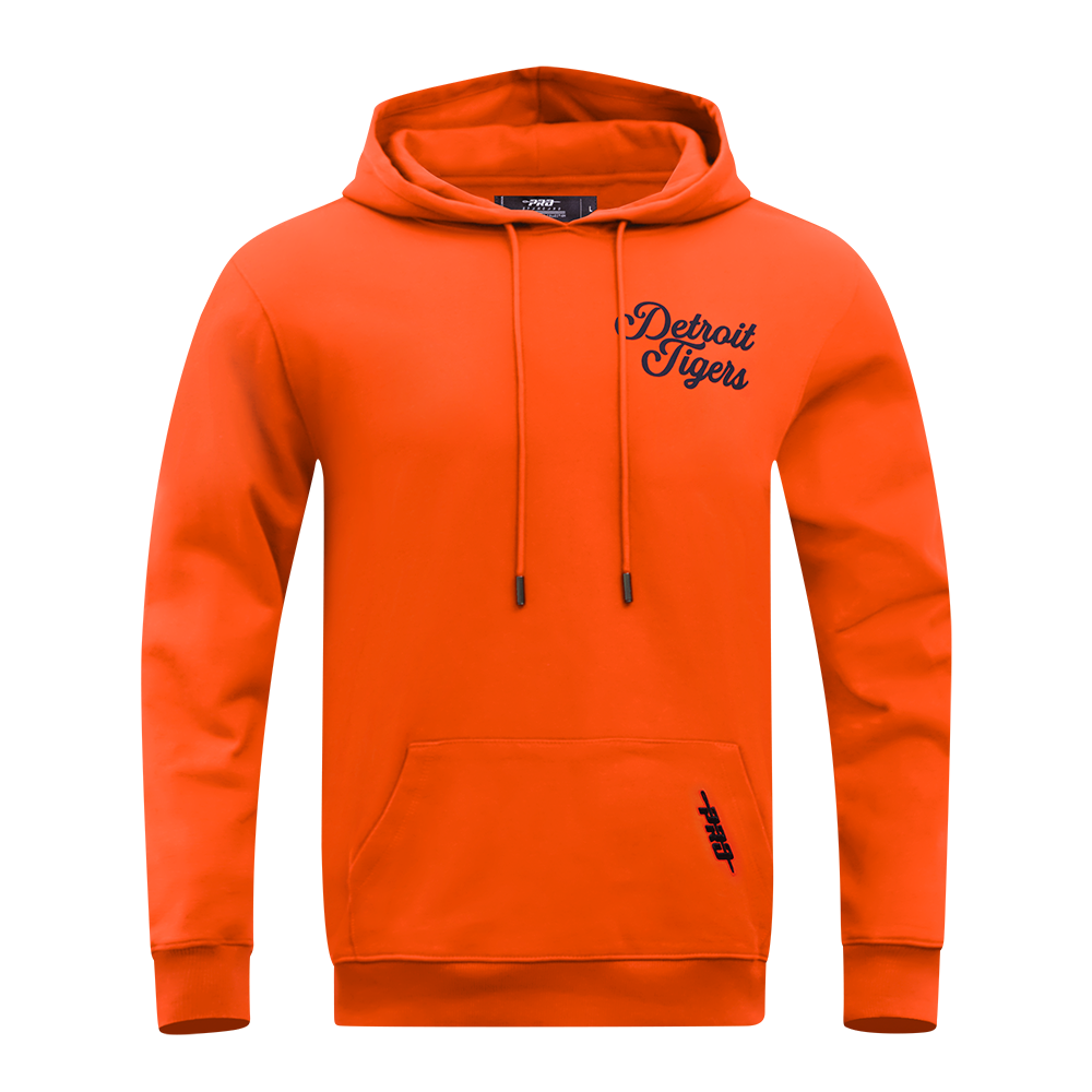 MLB DETROIT TIGERS SOUVENIR MEN'S FLC PO HOODIE (ORANGE)