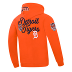MLB DETROIT TIGERS SOUVENIR CHANDAIL À CAPUCHON EN MOLLETON POUR HOMME (ORANGE)