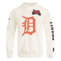 MLB DETROIT TIGERS REBEL ATHLETICS MEN'S CREWNECK (EGGSHELL)