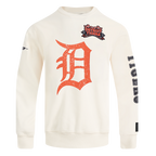 MLB DETROIT TIGERS REBEL ATHLETICS MEN'S CREWNECK (EGGSHELL)