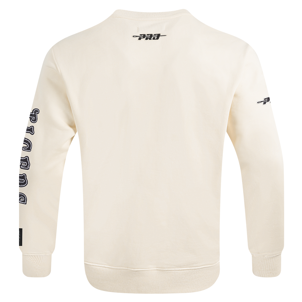 MLB DETROIT TIGERS REBEL ATHLETICS MEN'S CREWNECK (EGGSHELL)