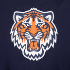 MLB DETROIT TIGERS LIVING LARGE CHANDAIL À CAPUCHON EN MOLLETON À ÉPAULES TOMBANTES POUR HOMME (MARINE MINUIT)