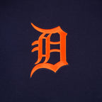 MLB DETROIT TIGERS LIVING LARGE CHANDAIL À CAPUCHON EN MOLLETON À ÉPAULES TOMBANTES POUR HOMME (MARINE MINUIT)