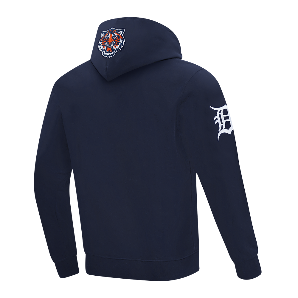 MLB DETROIT TIGERS CITY ARCH CHANDAIL À CAPUCHON EN MOLLETON POUR HOMME (MARINE MINUIT)