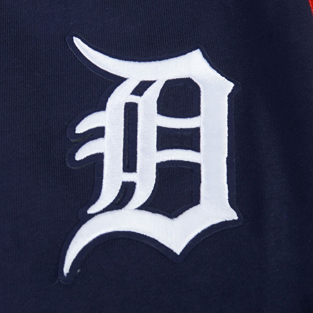 MLB DETROIT TIGERS CITY ARCH CHANDAIL À CAPUCHON EN MOLLETON POUR HOMME (MARINE MINUIT)