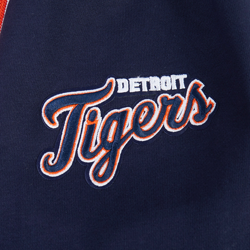 MLB DETROIT TIGERS CITY ARCH CHANDAIL À CAPUCHON EN MOLLETON POUR HOMME (MARINE MINUIT)