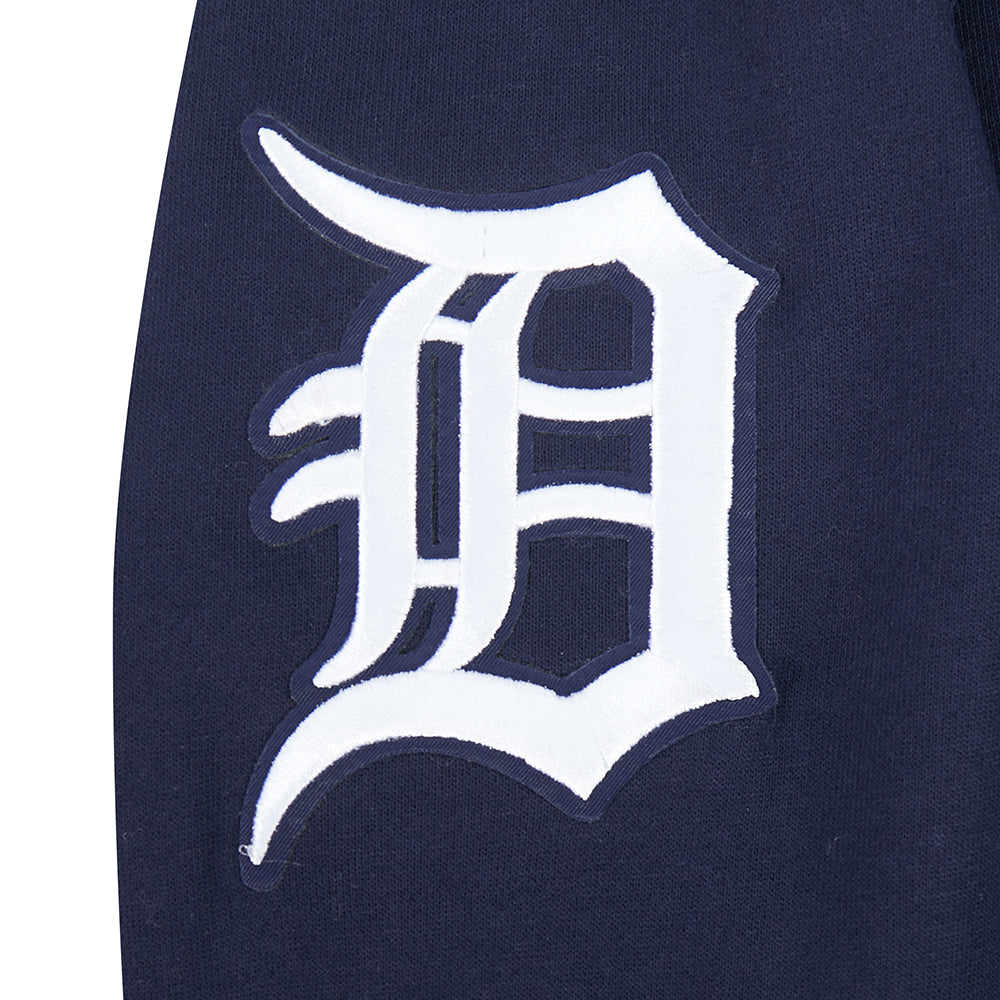 MLB DETROIT TIGERS CITY ARCH HAUT EN MOLLETON À GLISSIÈRE AU QUART POUR HOMME (MARINE MINUIT)
