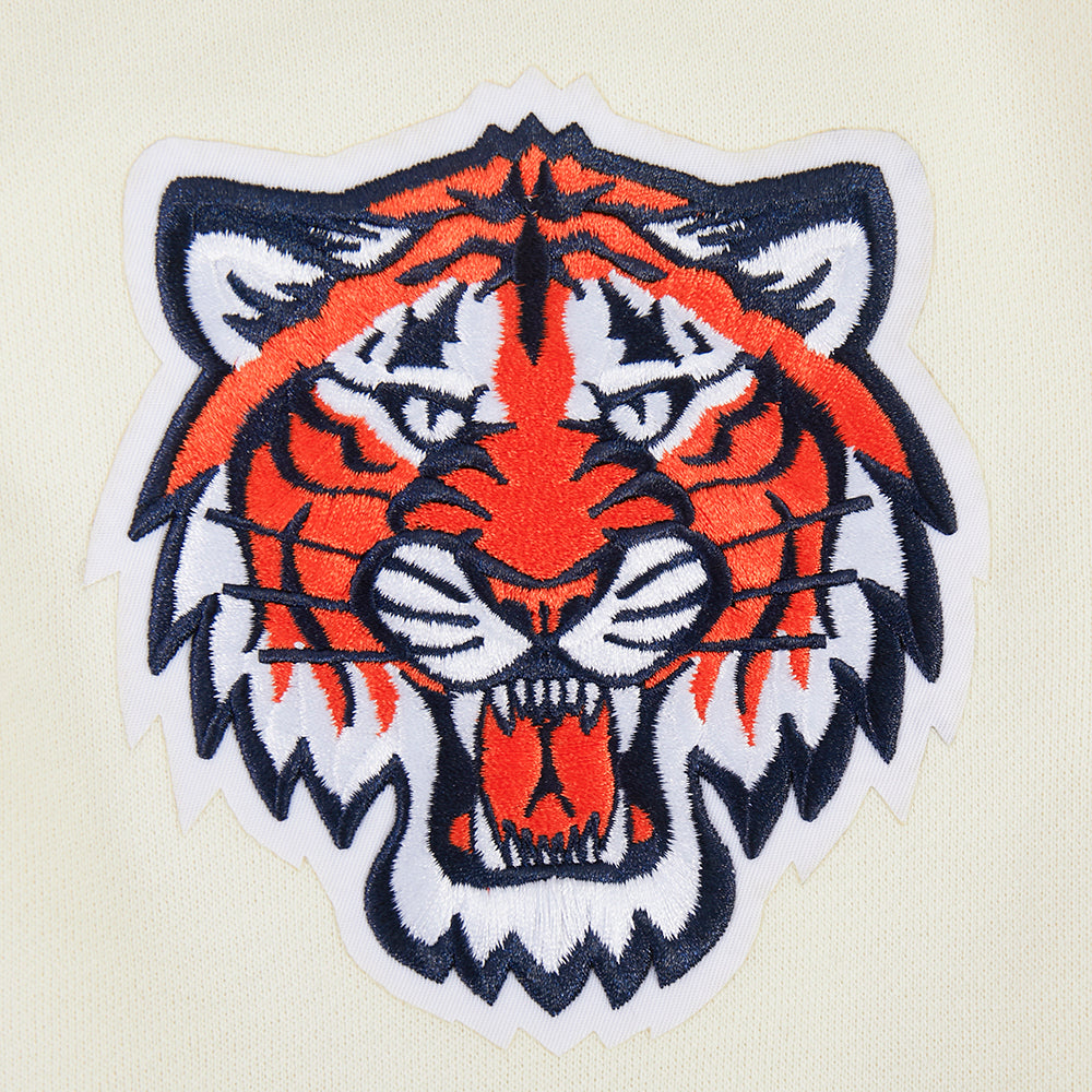 MLB DETROIT TIGERS PARADISE MEN'S PULL OVER HOODIE (EGGSHELL)
