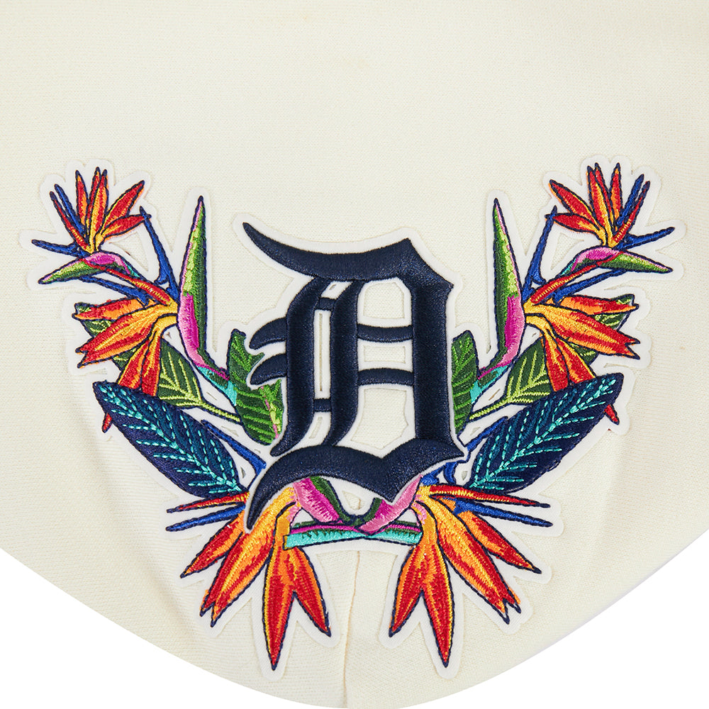 MLB DETROIT TIGERS PARADISE MEN'S PULL OVER HOODIE (EGGSHELL)
