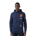 MLB DETROIT TIGERS CLASSIC CHENILLE MEN'S DK FZ HOODIE (MIDNIGHT NAVY)