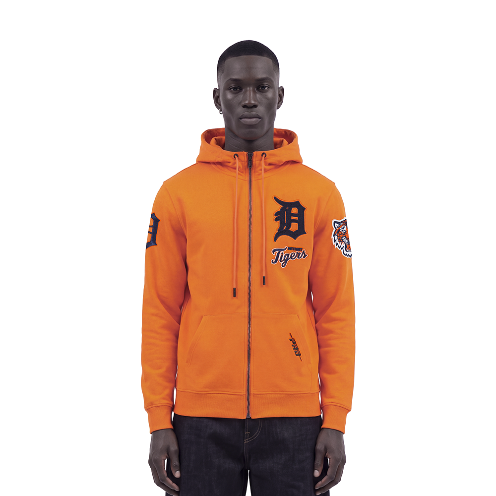 MLB DETROIT TIGERS CLASSIC CHENILLE MEN'S SWEATSHIRT (ORANGE)