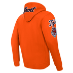 MLB DETROIT TIGERS CLASSIC CHENILLE MEN'S FULL ZIP PULLOVER HOODIE (ORANGE)
