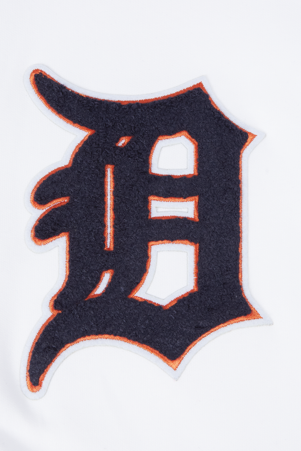 MLB DETROIT TIGERS CLASSIC CHENILLE CHANDAIL À CAPUCHON À GLISSIÈRE POUR HOMME (BLANC)