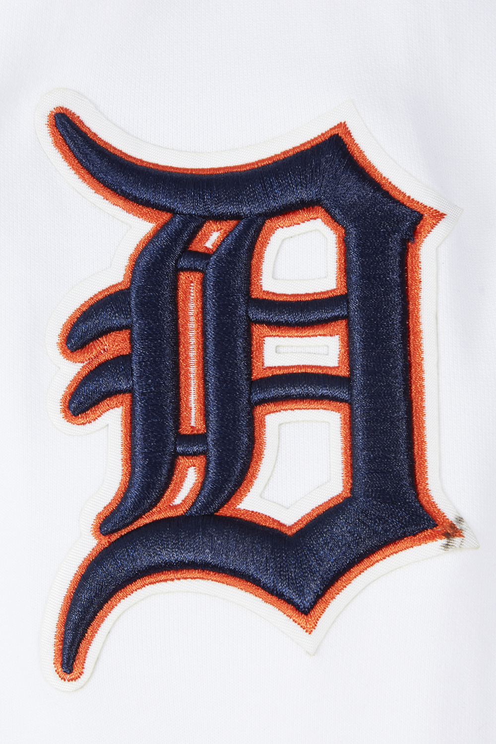 MLB DETROIT TIGERS CLASSIC CHENILLE CHANDAIL À CAPUCHON À GLISSIÈRE POUR HOMME (BLANC)