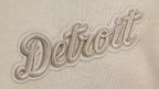 MLB DETROIT TIGERS NEUTRAL DROP SHOULDER MEN'S PULLOVER HOODIE (TAUPE)
