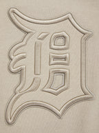MLB DETROIT TIGERS NEUTRAL DROP SHOULDER MEN'S PULLOVER HOODIE (TAUPE)