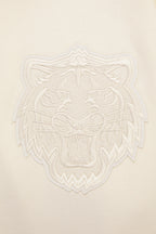 MLB DETROIT TIGERS NEUTRAL CHANDAIL À COL ROND EN MOLLETON À ÉPAULES TOMBANTES POUR HOMME (COQUILLE D'ŒUF)