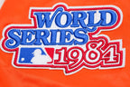 MLB DETROIT TIGERS BIG LOGO WORLD SERIES MEN'S SATIN JACKET (ORANGE)