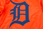 MLB DETROIT TIGERS BIG LOGO WORLD SERIES MEN'S SATIN JACKET (ORANGE)