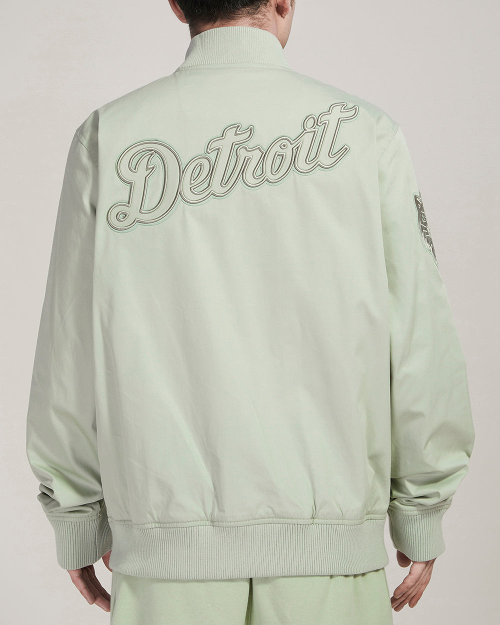 MLB DETROIT TIGERS NEUTRAL MEN'S TWILL JACKET (MOSS)