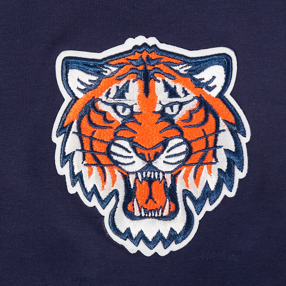 MLB DETROIT TIGERS GAME DAY CLASSICS WOMEN'S SINGLE JERSEY BABY DOLL TOP (MIDNIGHT NAVY)