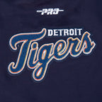 MLB DETROIT TIGERS GAME DAY CLASSICS WOMEN'S SINGLE JERSEY BABY DOLL TOP (MIDNIGHT NAVY)