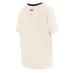 MLB DETROIT TIGERS RETRO CASCADE WOMEN'S RINGER TOP (EGGSHELL/ MIDNIGHT NAVY)