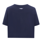 MLB DETROIT TIGERS RETRO ELEVATION HAUT EN JERSEY SIMPLE À COUPE CARRÉE POUR FEMME (MARINE MINUIT)