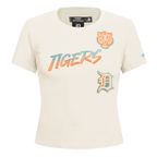 MLB DETROIT TIGERS HIGH IMPACT HAUT BABY DOLL POUR FEMME (COQUILLE D'ŒUF)