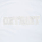 MLB DETROIT TIGERS HOLOGRAM WOMEN'S SINGLE JERSEY BOXY TOP (WHITE)