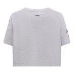 MLB DETROIT TIGERS MASHUP WOMEN'S BOXY TOP (HEATHER GREY)