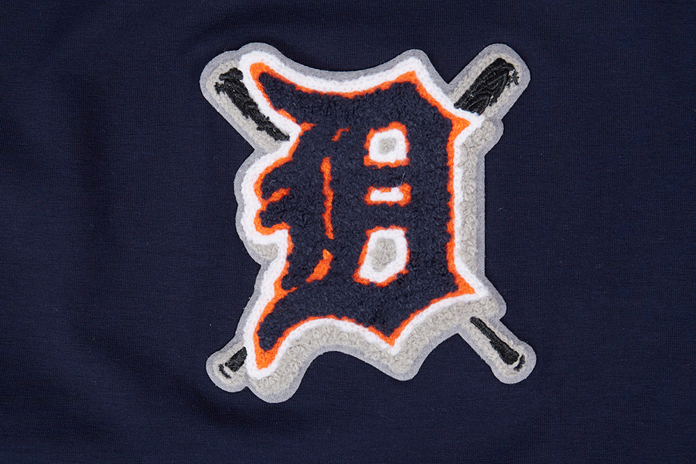 MLB DETROIT TIGERS HAUT MASHUP À COUPE CARRÉE POUR FEMME (MARINE MINUIT)