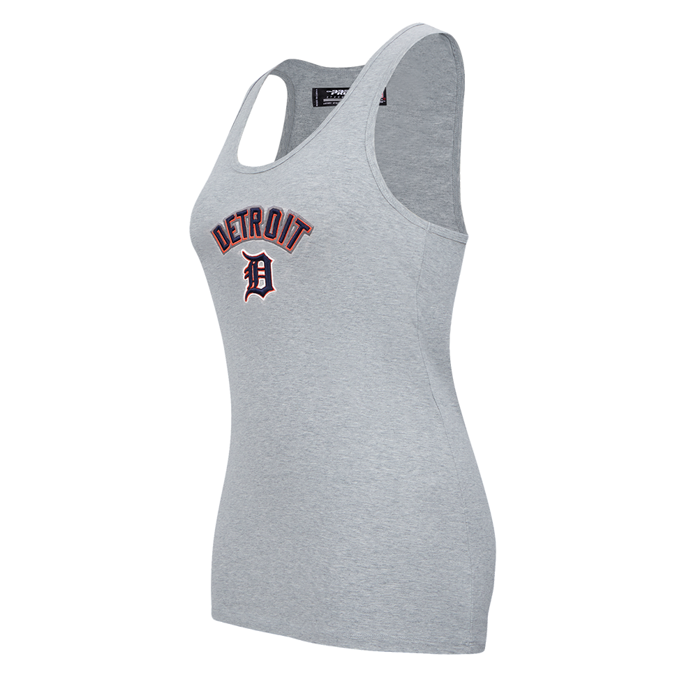MLB DETROIT TIGERS CLASSIC WOMEN'S RACERBACK (HEATHER GREY)